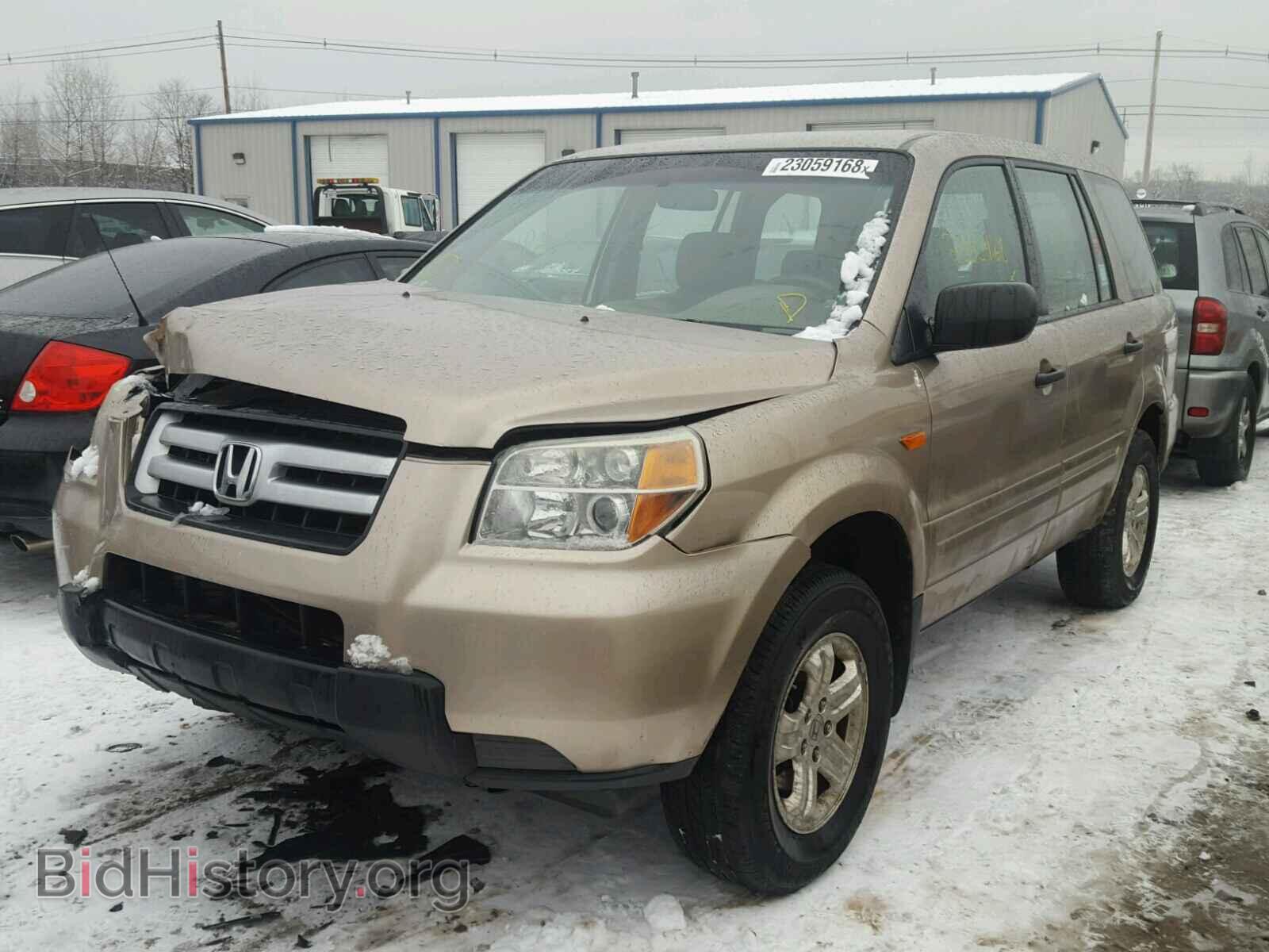 2006 HONDA PILOT - VIN: 2HKYF18136H522055 - Фото 2