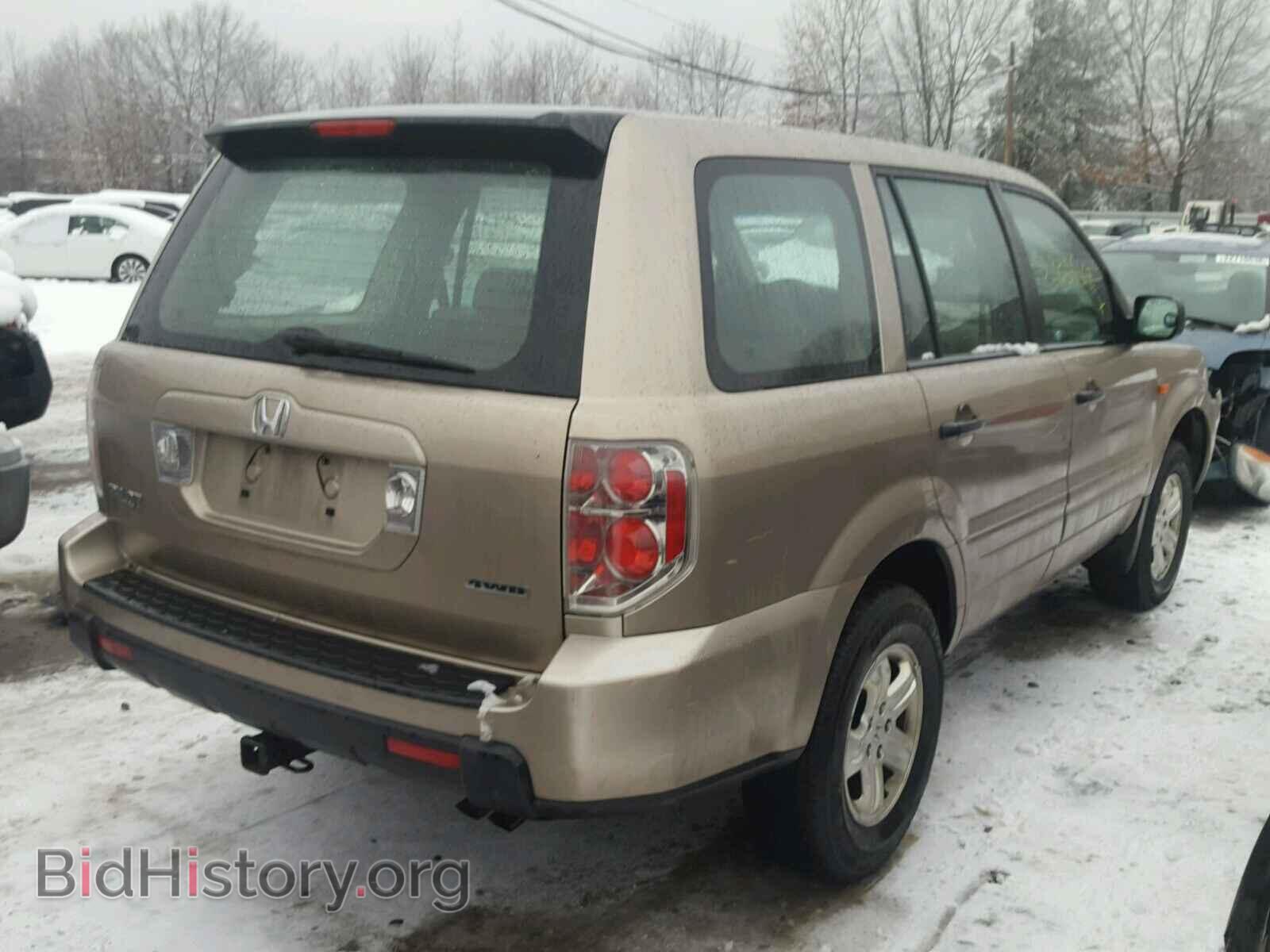 2006 HONDA PILOT - VIN: 2HKYF18136H522055 - Фото 4