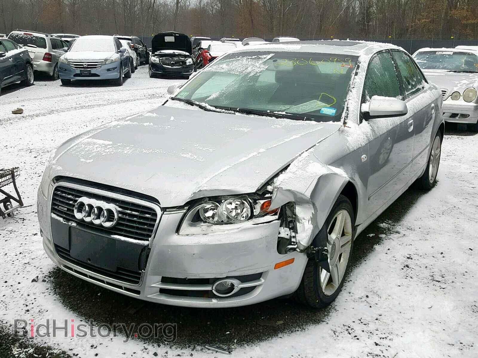 2007 AUDI A4 - VIN: WAUDF78E37A195585 - Фото 2
