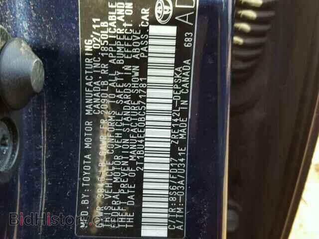 2011 TOYOTA COROLLA - VIN: 2T1BU4EE0BC571781 - Photo 10