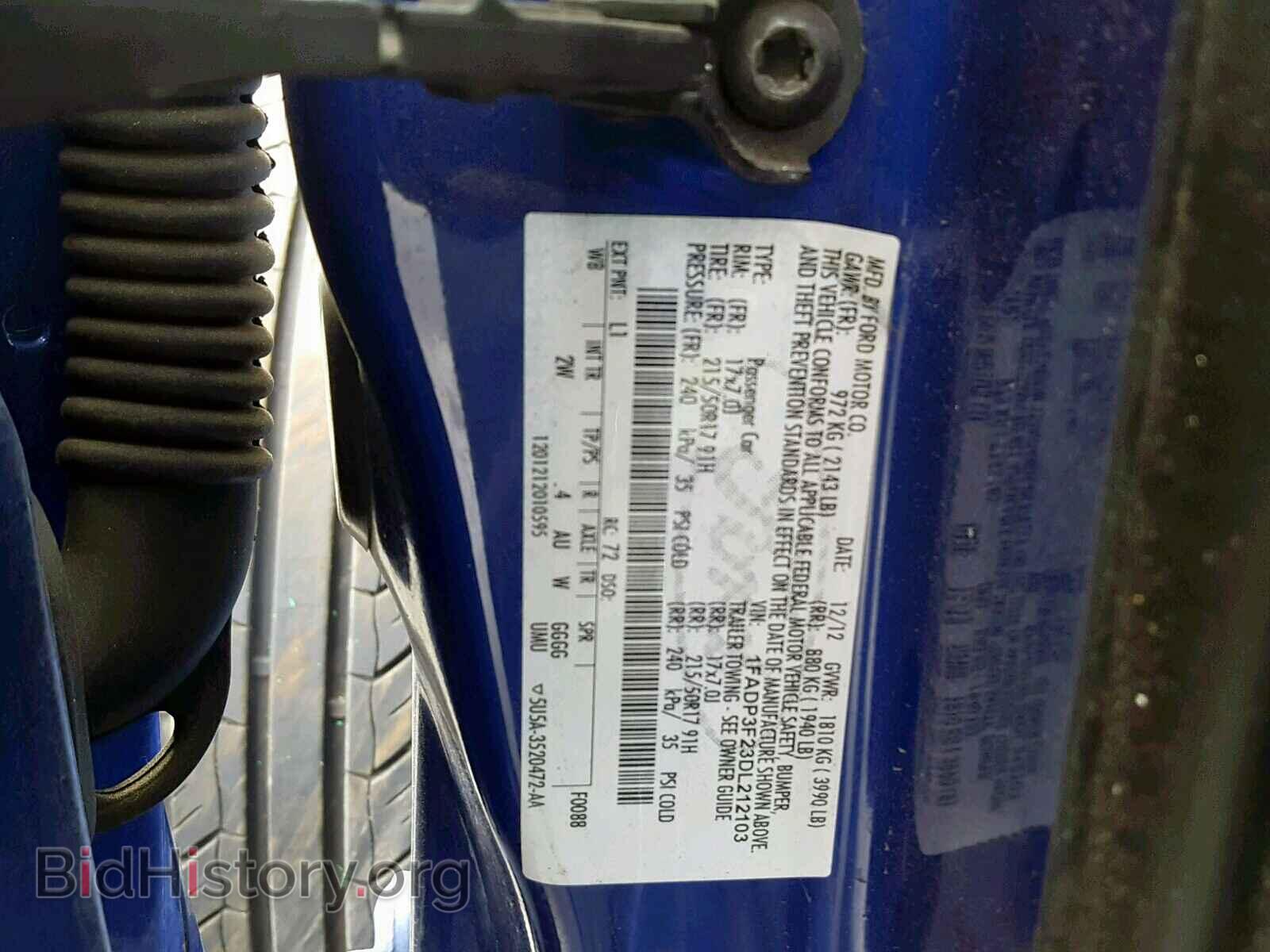 2013 FORD FOCUS SE - VIN: 1FADP3F23DL212103 - Фото 10