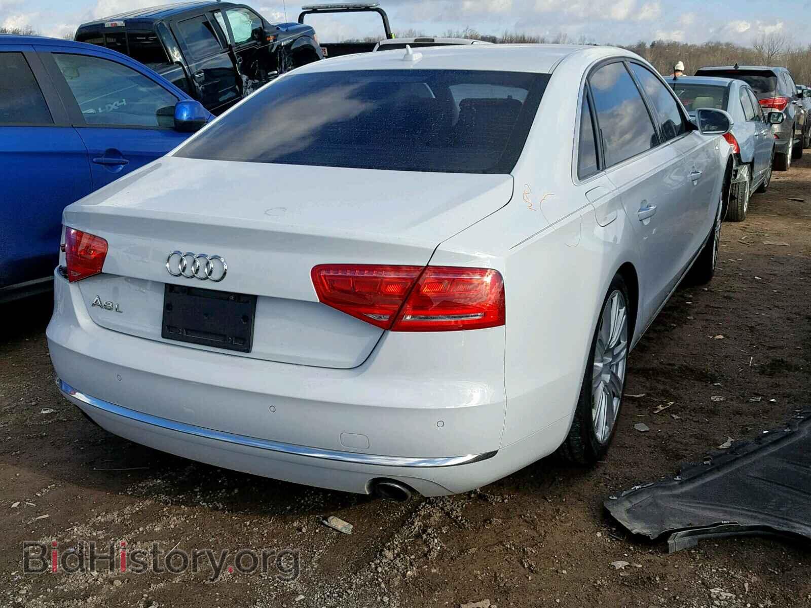 2013 AUDI A8 - VIN: WAURGAFD1DN001330 - Фото 4