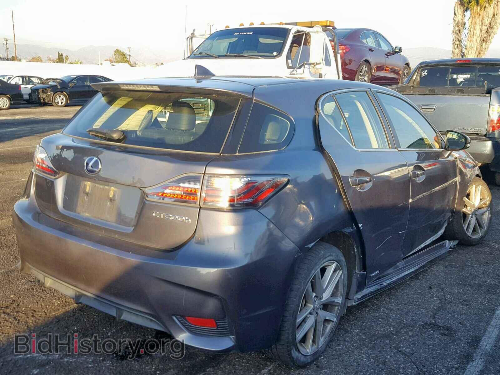 2014 LEXUS CT 200 - VIN: JTHKD5BH4E2201472 - Фото 4