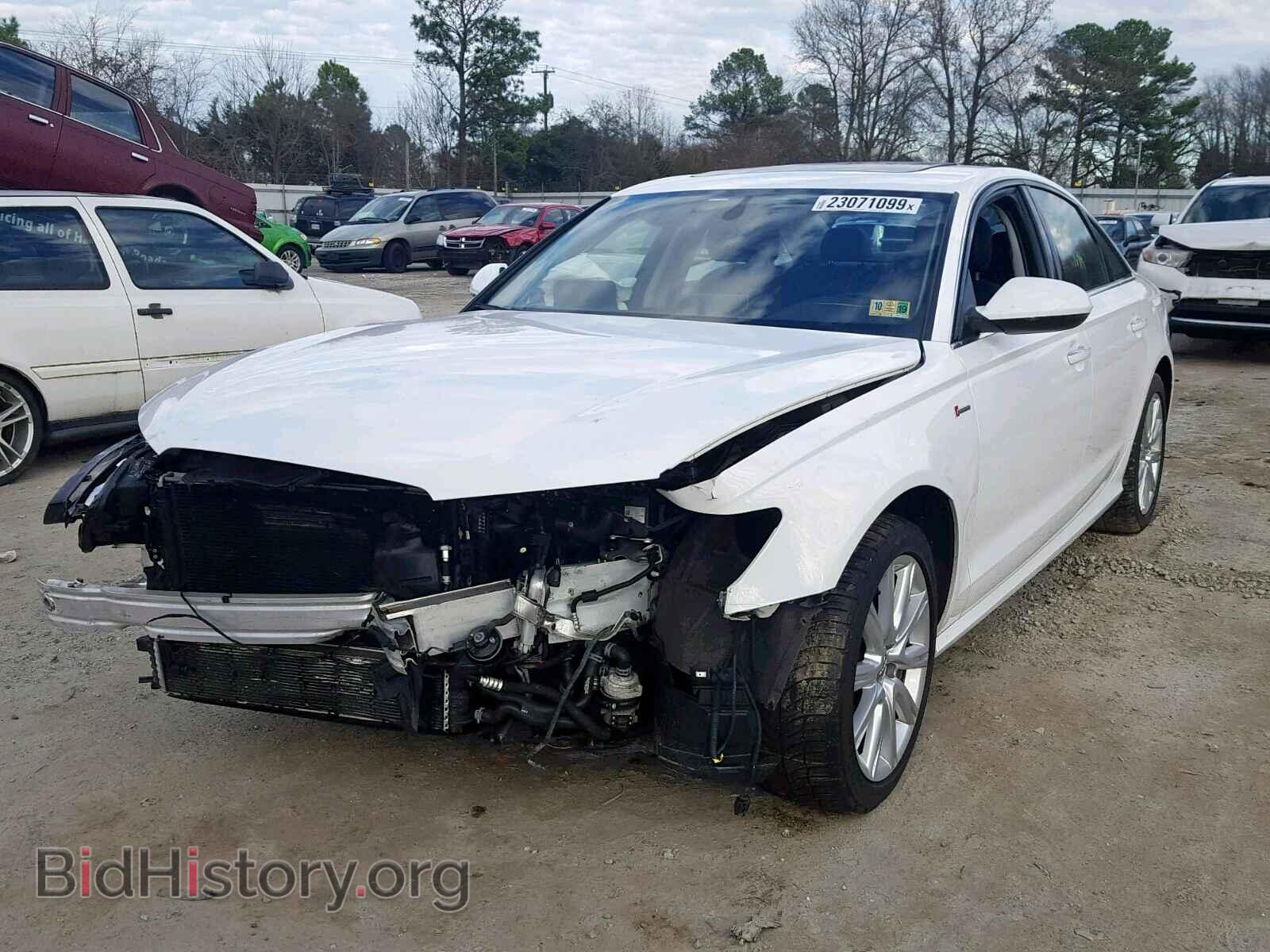 2016 AUDI A6 - VIN: WAUFGAFC5GN001636 - Фото 2