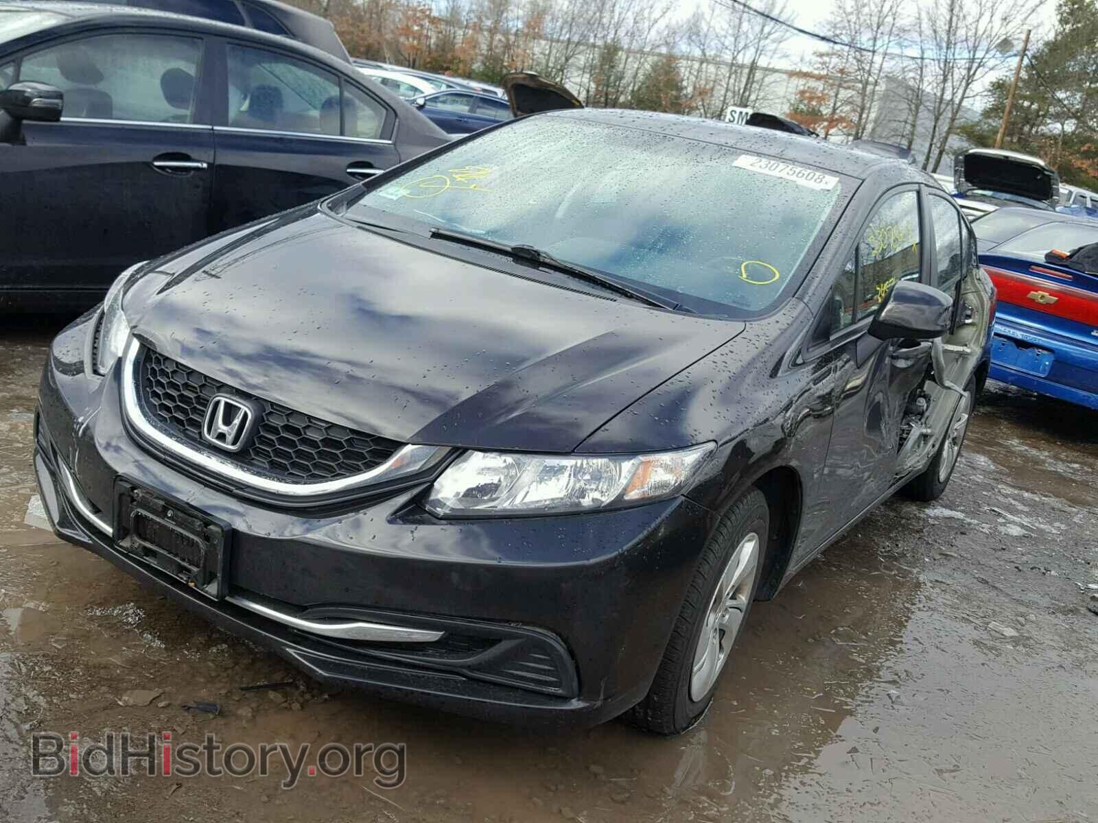 2013 HONDA CIVIC - VIN: 2HGFB2F56DH587567 - Фото 2