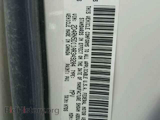 2010 DODGE CARAVAN - VIN: 2D4RN5D11AR349204 - Фото 10