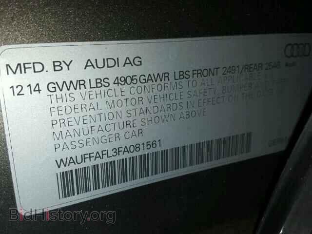 2015 AUDI A4 - VIN: WAUFFAFL3FA081561 - Фото 10