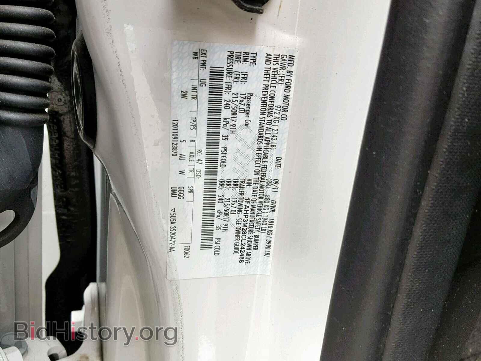 2012 FORD FOCUS - VIN: 1FAHP3M28CL242488 - Photo 10