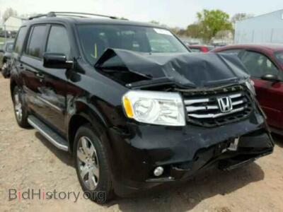 2014 Honda PILOT PILOT TOUR, black — VIN 5FNYF4H92EB023090, Copart
