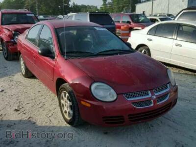 2005 Dodge NEON, maroon — VIN 1B3ES56C45D278268, Copart