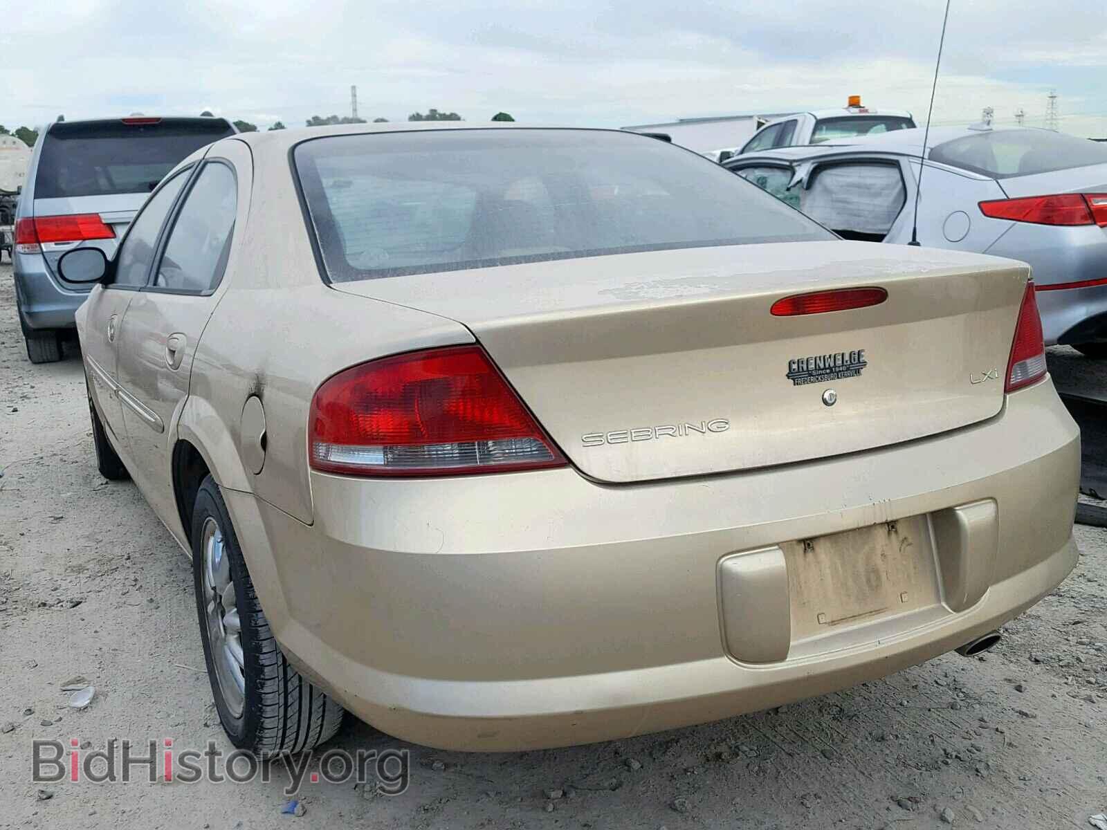 2001 CHRYSLER SEBRING - VIN: 1C3EL56U91N575095 - Фото 3