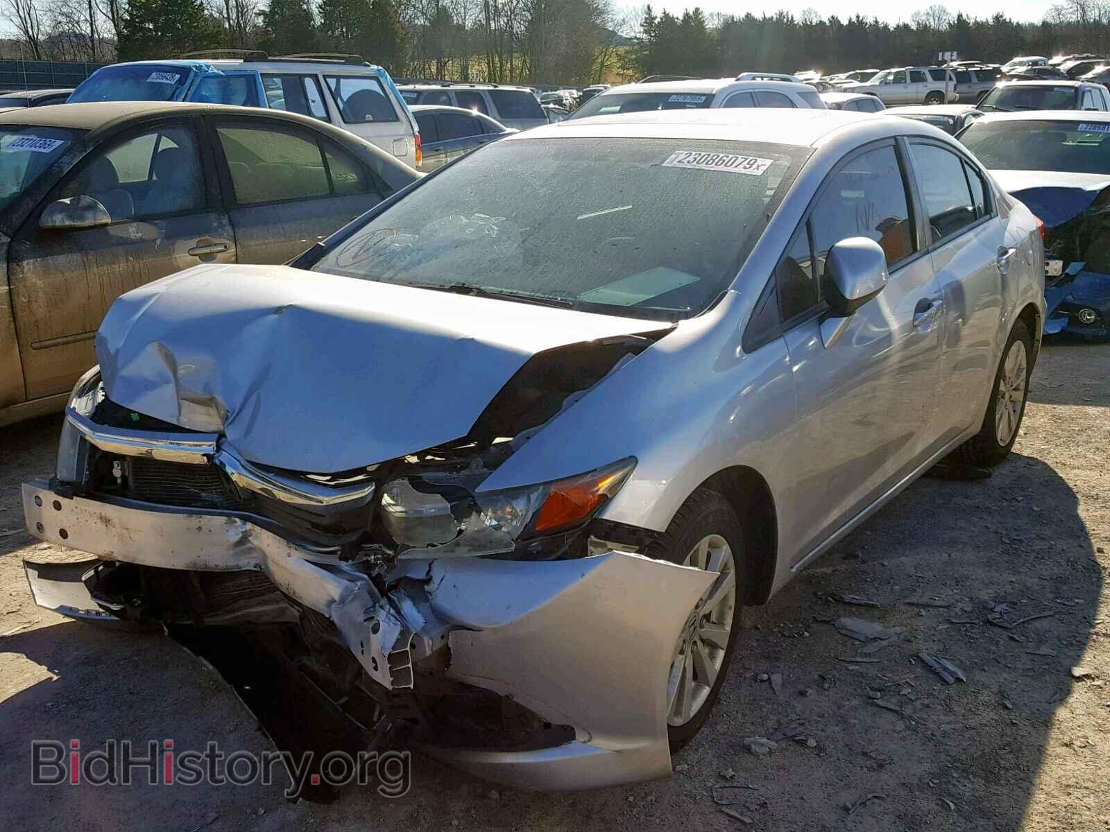2012 HONDA CIVIC - VIN: 2HGFB2F85CH552236 - Фото 2