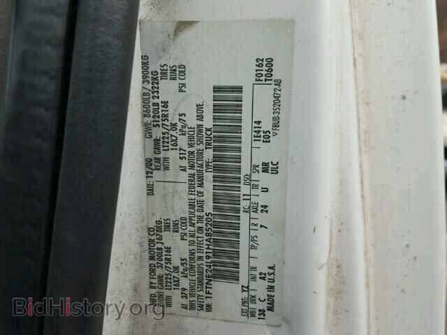 2001 FORD ECONOLINE - VIN: 1FTNE24L91HA85205 - Photo 10