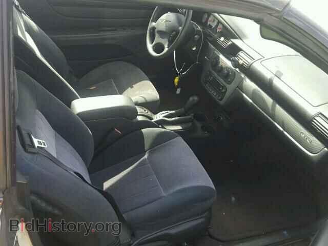 2004 CHRYSLER SEBRING - VIN: 1C3EL75R24N303162 - Фото 5