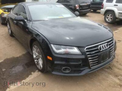 2013 Audi A7 A7 Prestig, черный — VIN WAU3GAFC8DN058590, Copart