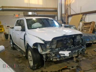 2011 Dodge RAM 1500, белый — VIN 1D7RV1CT5BS699935, Copart