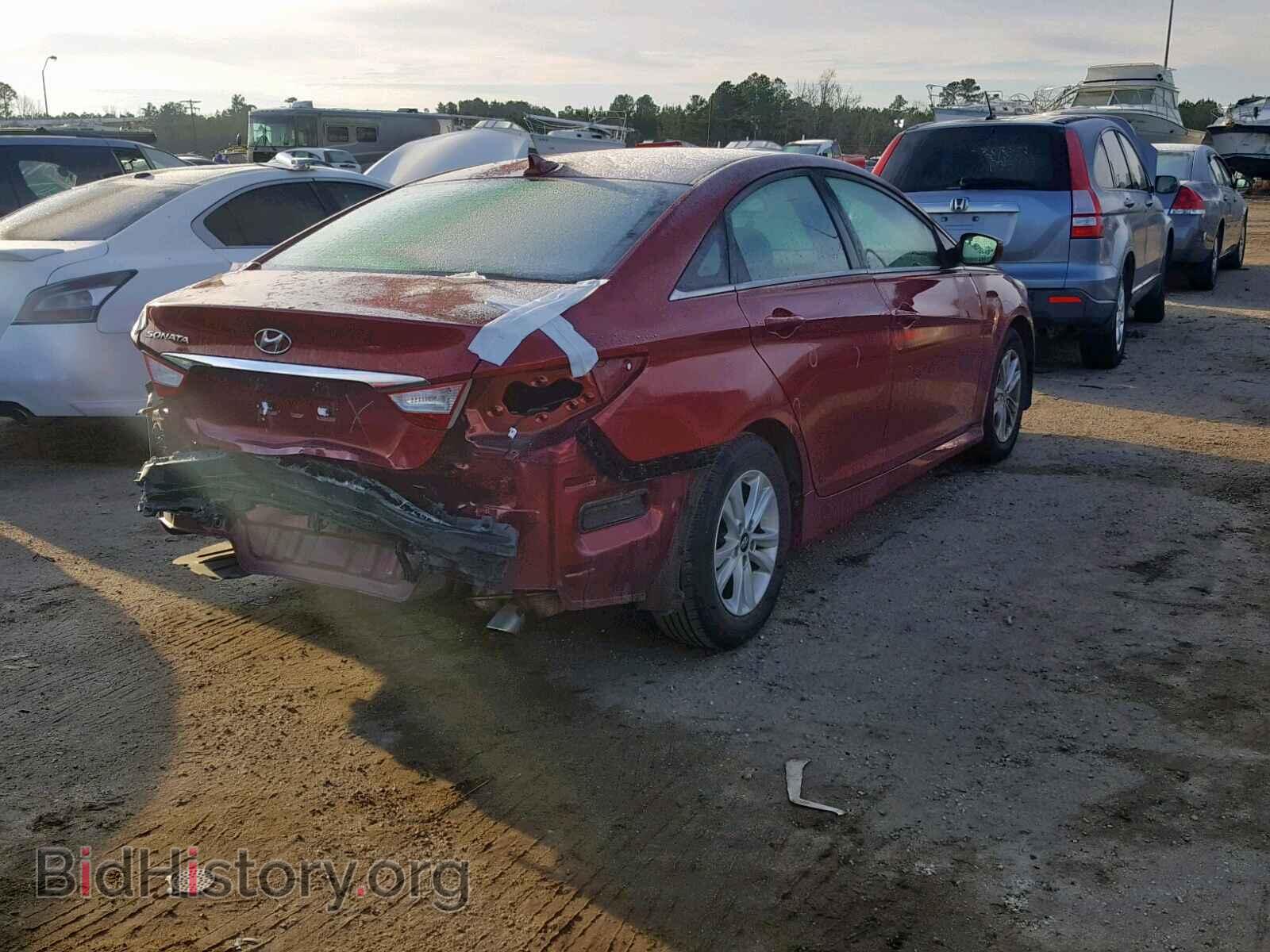 2014 HYUNDAI SONATA - VIN: 5NPEB4AC4EH834329 - Фото 4