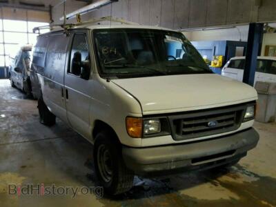 2007 Ford ECONOLINE, white — VIN 1FTNE24W07DA08118, Copart