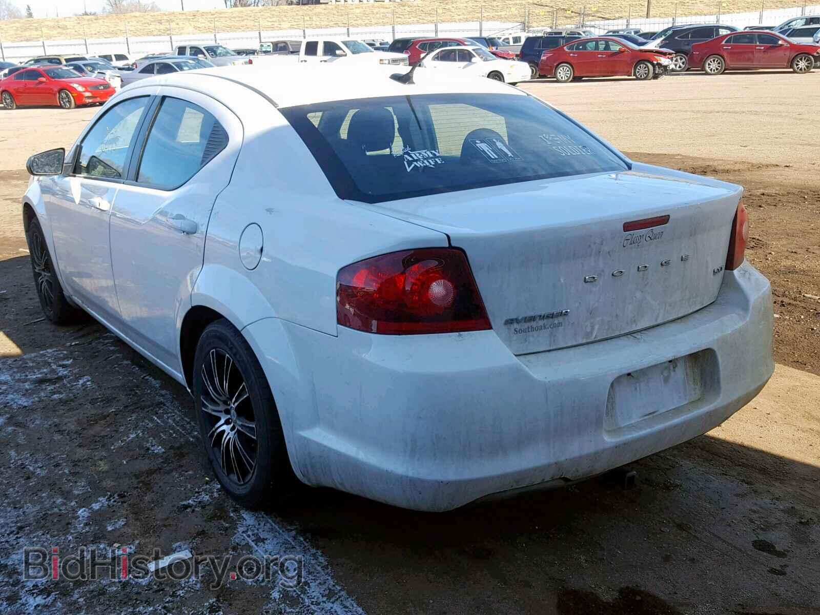 2012 DODGE AVENGER - VIN: 1C3CDZCB9CN291175 - Фото 3