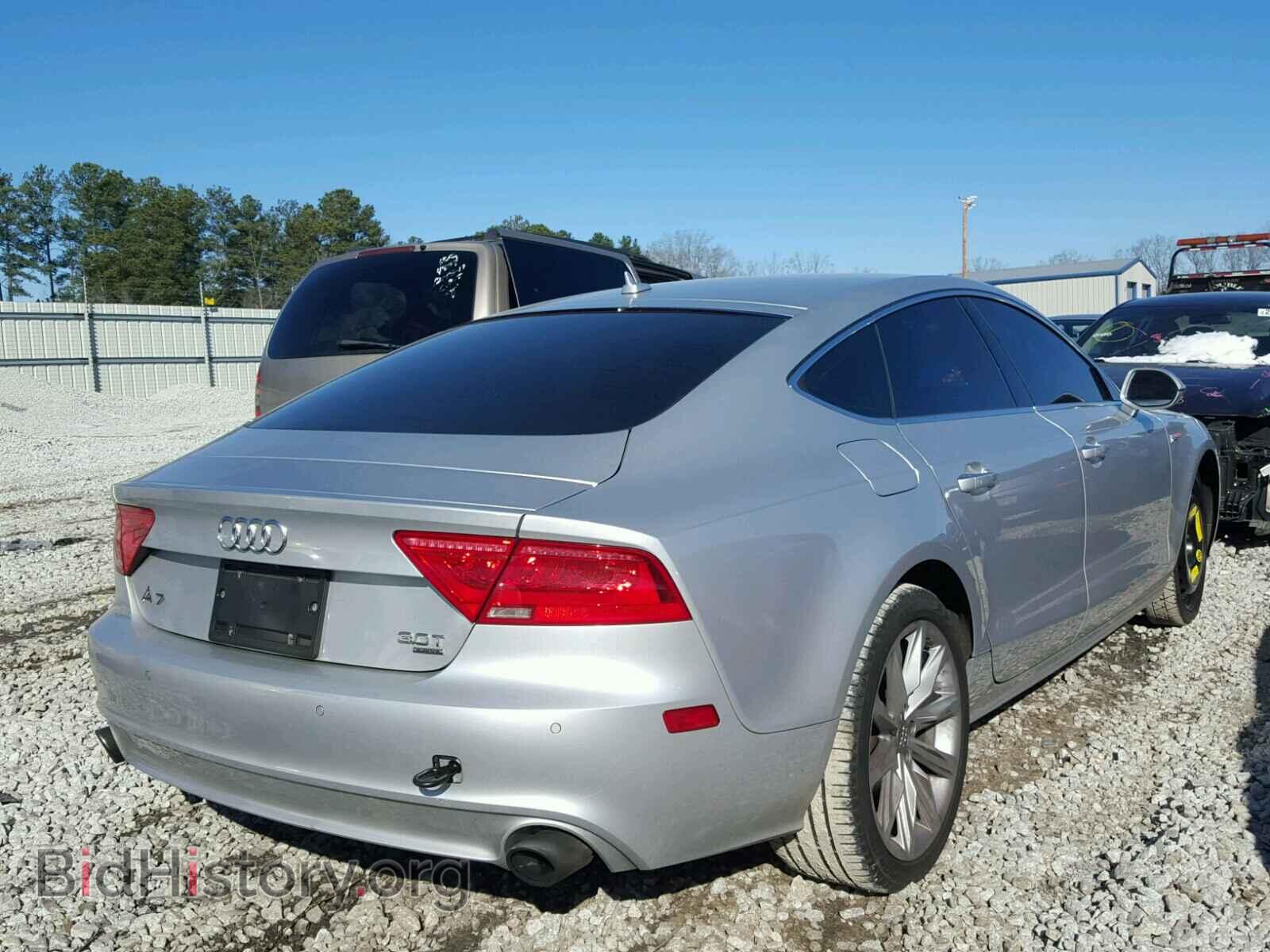 2013 AUDI A7 - VIN: WAUYGAFC3DN005463 - Photo 4