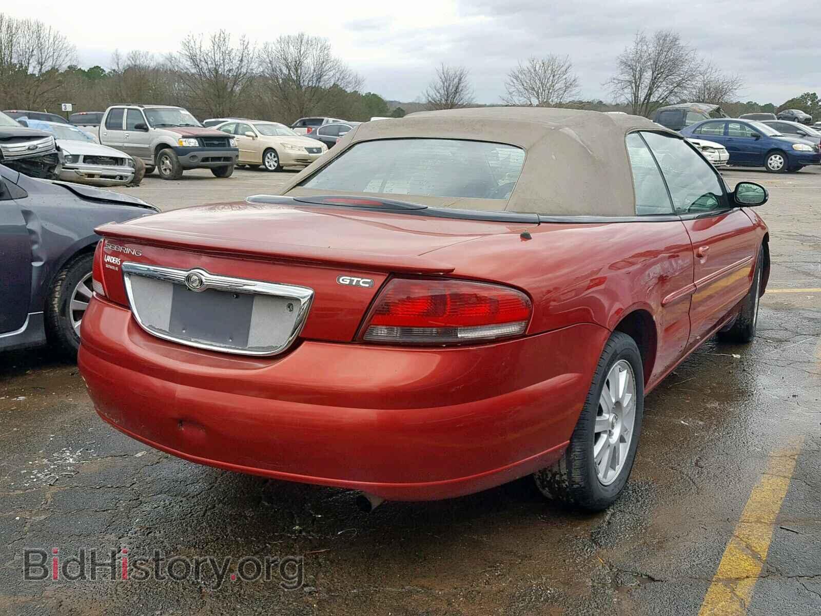 2004 CHRYSLER SEBRING - VIN: 1C3EL75RX4N200216 - Фото 4
