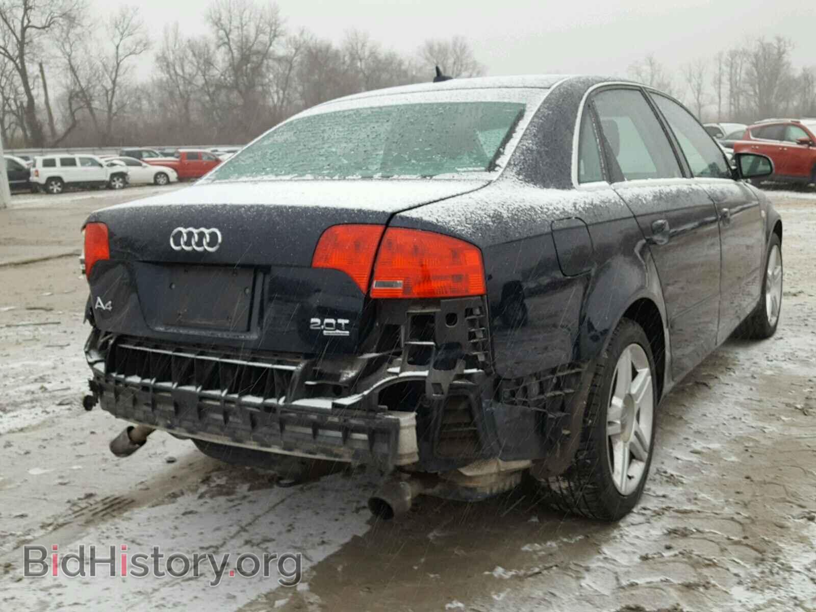 2007 AUDI A4 - VIN: WAUDF78E37A093025 - Фото 4