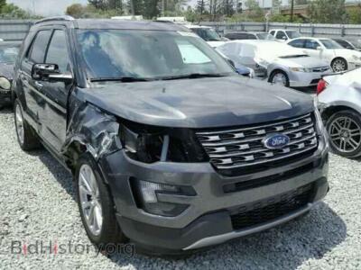 2016 Ford EXPLORER Explorer L, gray — VIN 1FM5K7F85GGA99062, Copart