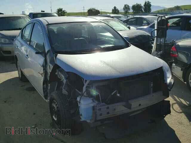 2014 Nissan VERSA (VIN 3N1CN7AP1EL837002) — photo 1 of 10, Copart, damage: front end