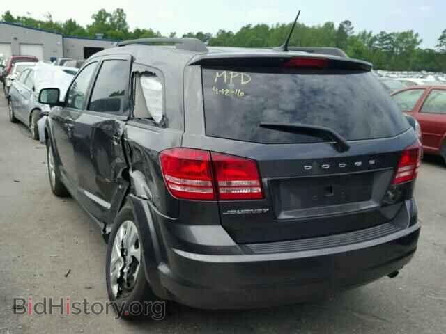 2016 DODGE JOURNEY - VIN: 3C4PDCAB7GT110593 - Фото 3
