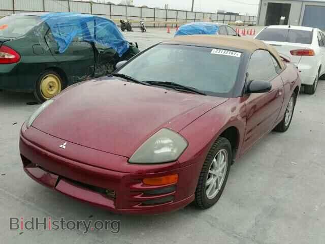 2002 MITSUBISHI ECLIPSE - VIN: 4A3AE45G92E010614 - Фото 2