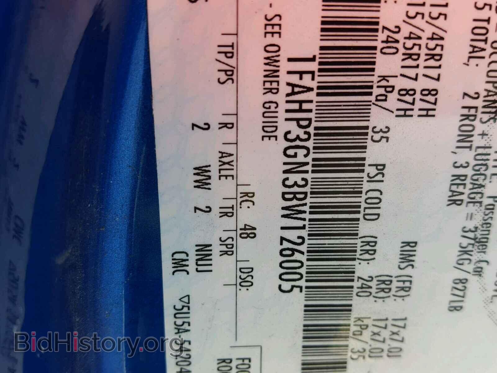 2011 FORD FOCUS - VIN: 1FAHP3GN3BW126005 - Photo 10