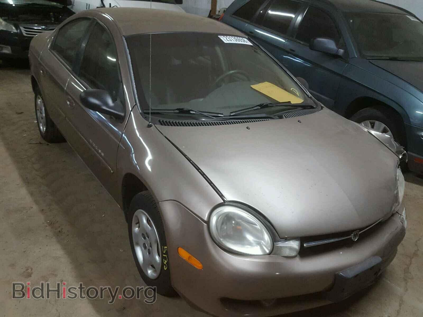 Фотография 1B3ES46C01D124418 - DODGE NEON 2001
