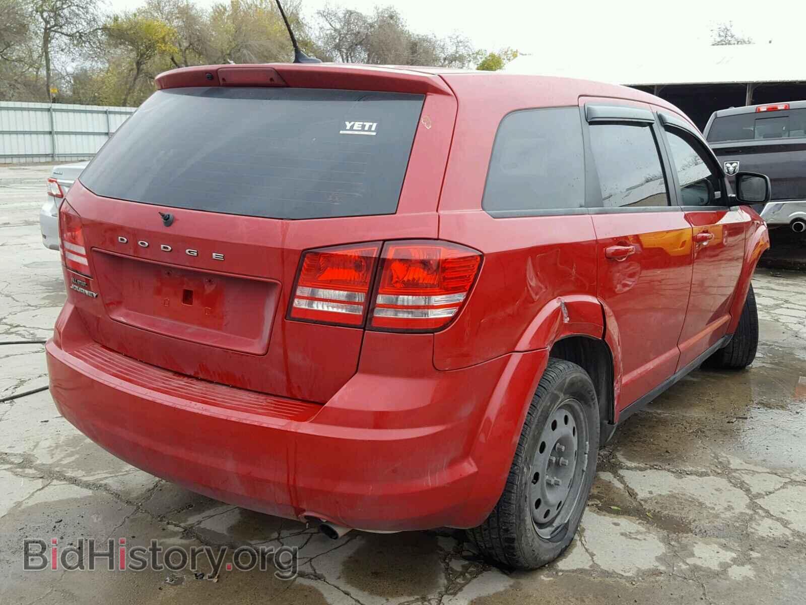 2014 DODGE JOURNEY - VIN: 3C4PDCAB9ET166564 - Фото 4