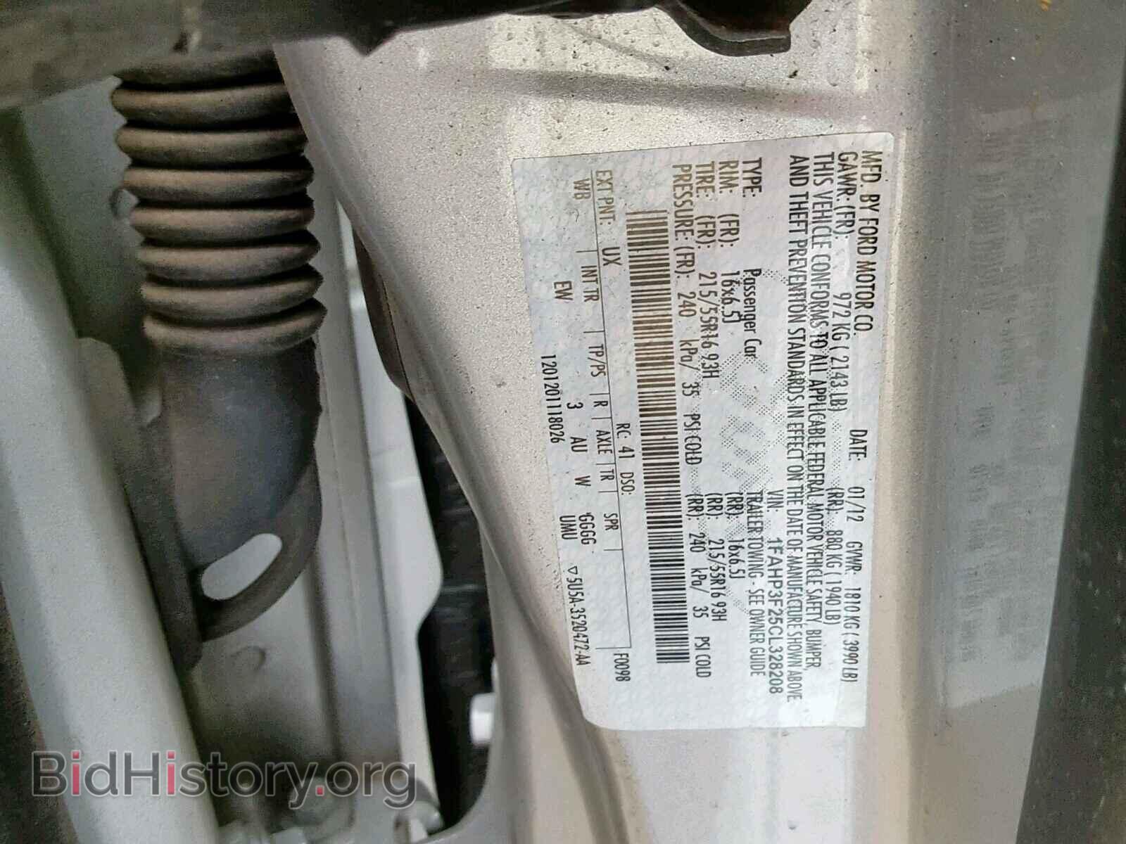 2012 FORD FOCUS SE - VIN: 1FAHP3F25CL328208 - Фото 10