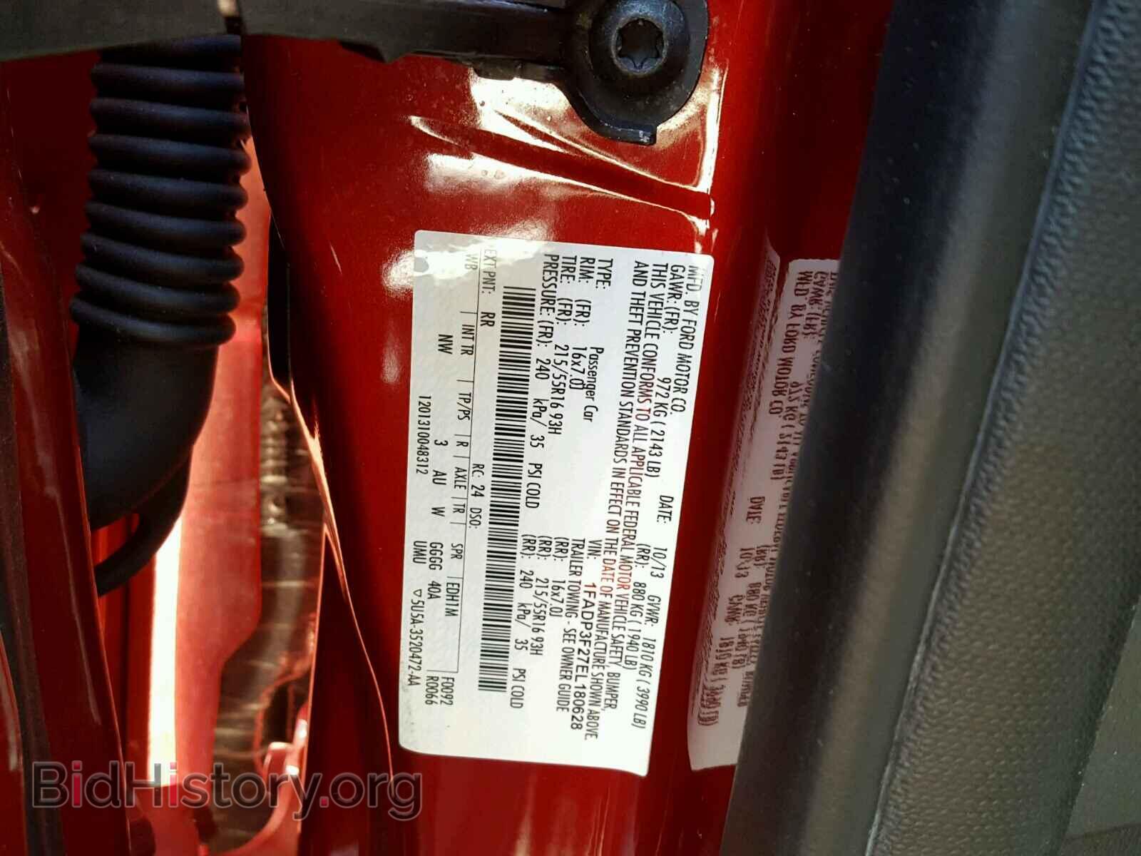 2014 FORD FOCUS - VIN: 1FADP3F27EL180628 - Photo 10