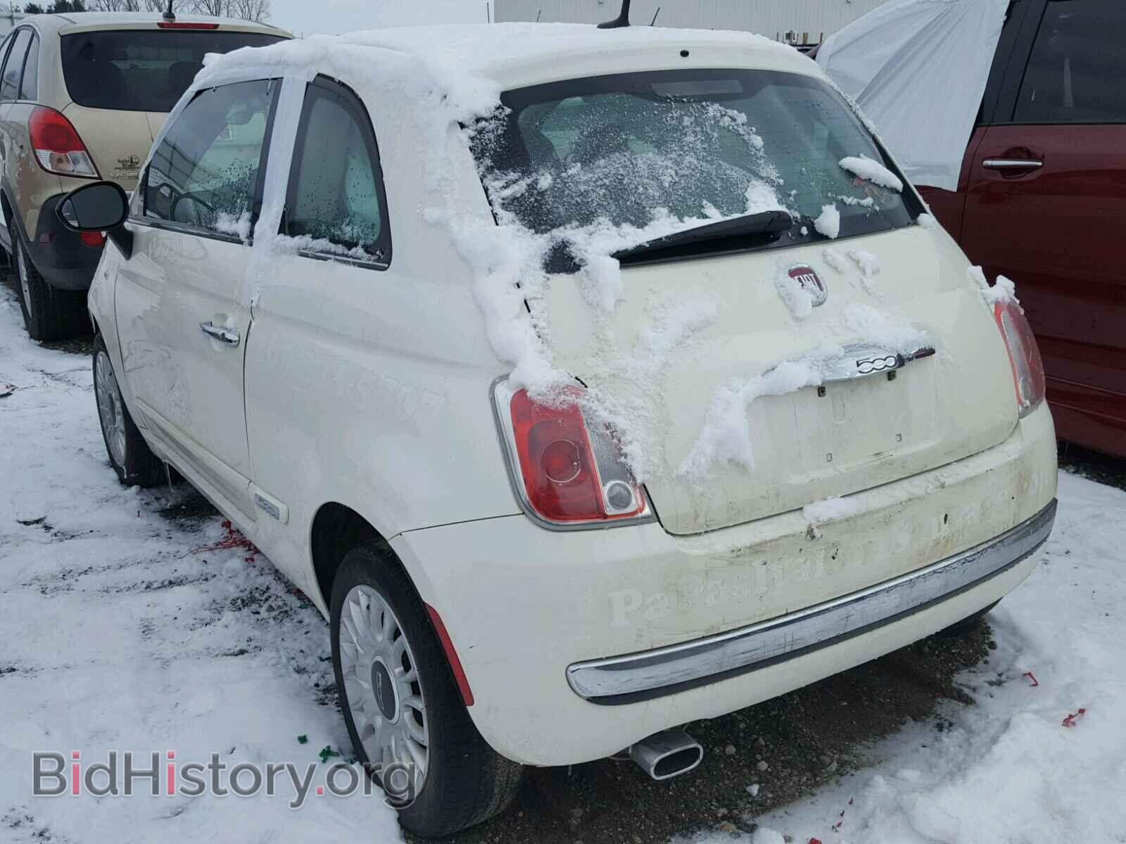 2012 FIAT 500 - VIN: 3C3CFFCR0CT106422 - Фото 3