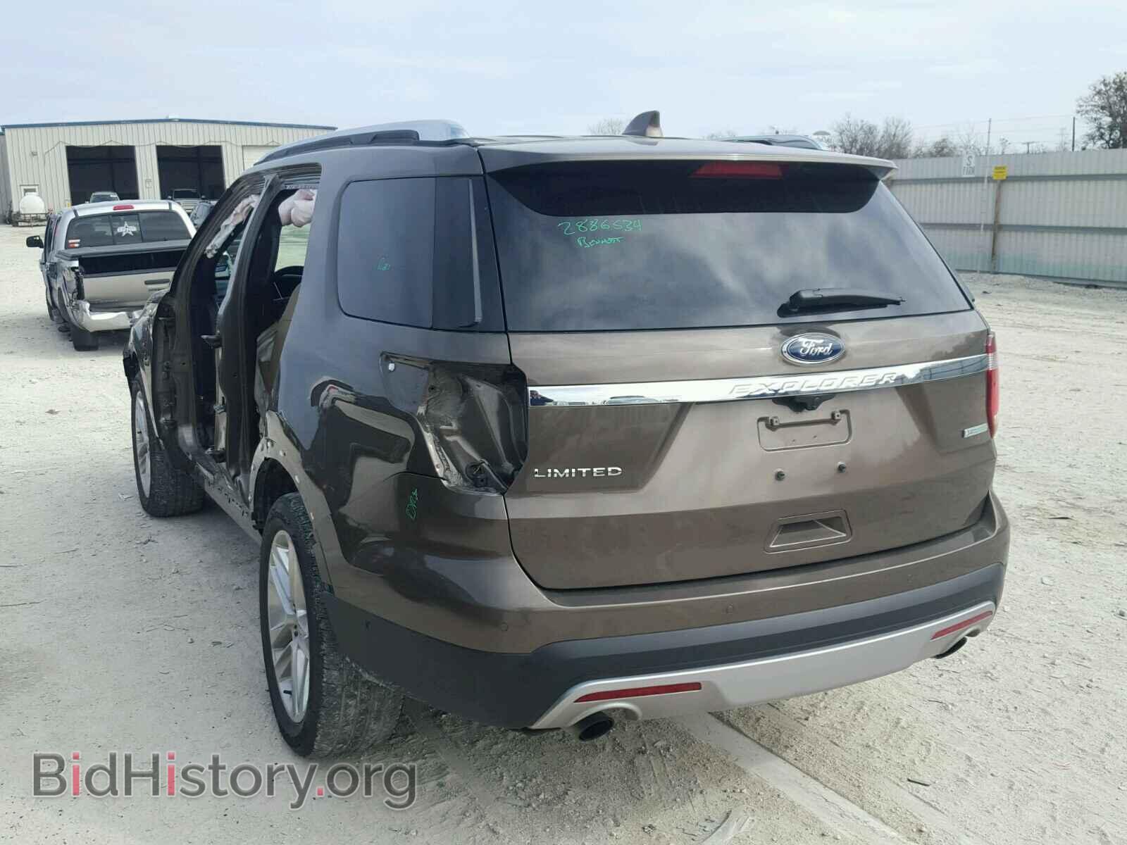 2016 FORD EXPLORER - VIN: 1FM5K7FH0GGC40233 - Фото 3
