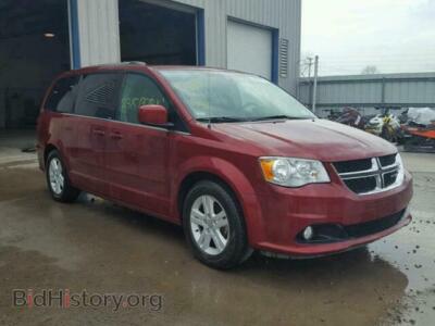 2011 Dodge CARAVAN Grand Cara, красный — VIN 2D4RN5DG2BR629137, Copart