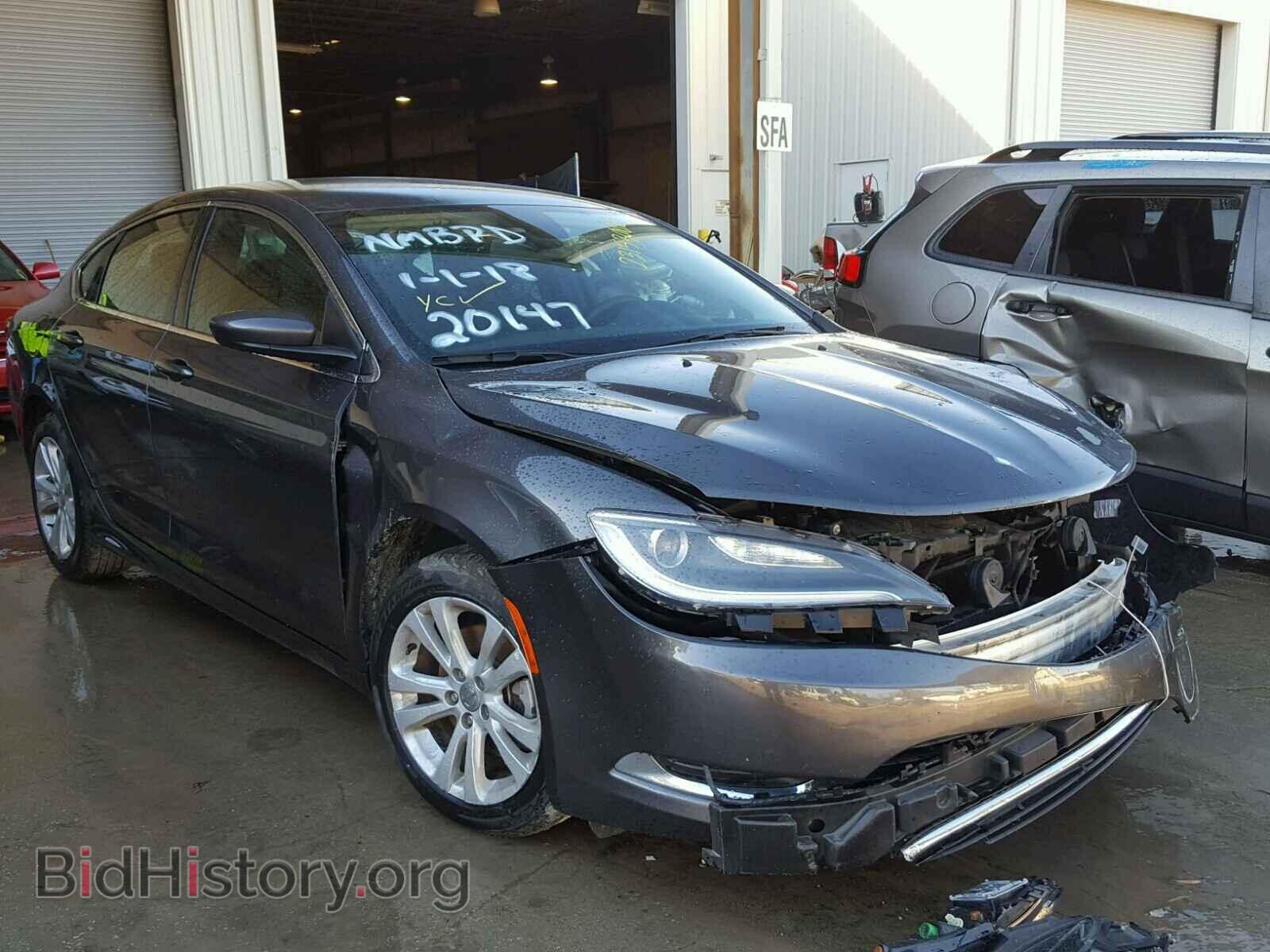 Photo 1C3CCCAB1FN594765 - CHRYSLER 200 2015