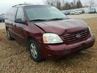 2006 Ford FREESTAR Freestar S, темно-бордовый — VIN 2FMZA516X6BA52579, Copart