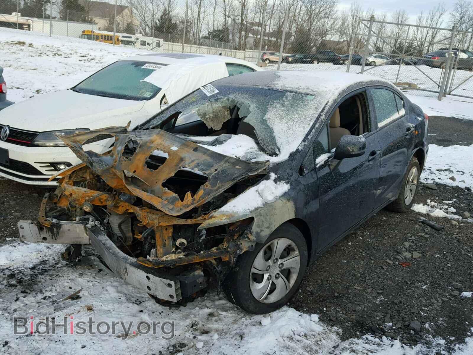 2013 HONDA CIVIC - VIN: 2HGFB2F57DH598996 - Фото 2