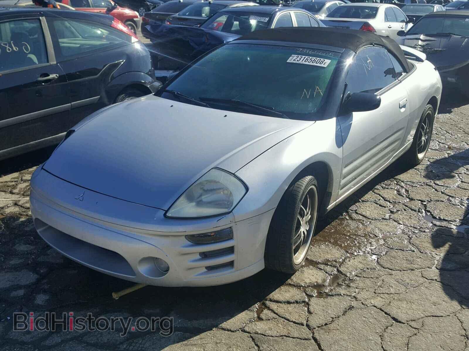 2003 MITSUBISHI ECLIPSE - VIN: 4A3AE45G03E077815 - Фото 2