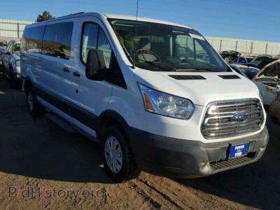 2015 Ford TRANSIT CO Transit T-, white — VIN 1FBZX2YM5FKA67264, Copart