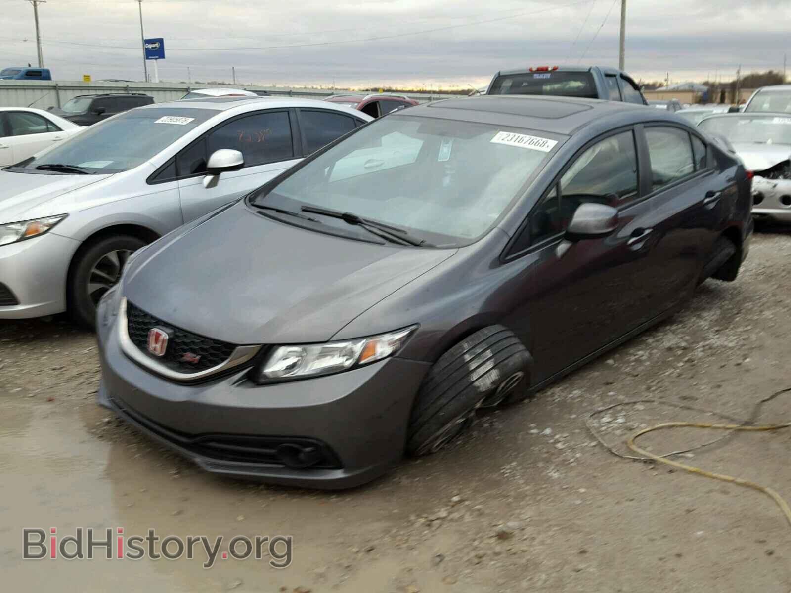 2013 HONDA CIVIC - VIN: 2HGFB6E55DH711563 - Фото 2