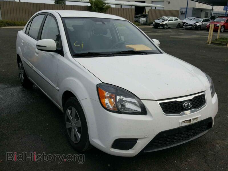 2011 Kia RIO BASE (VIN KNADH4A31B6949113) — фото 1 из 10, Copart, повреждение: задняя часть