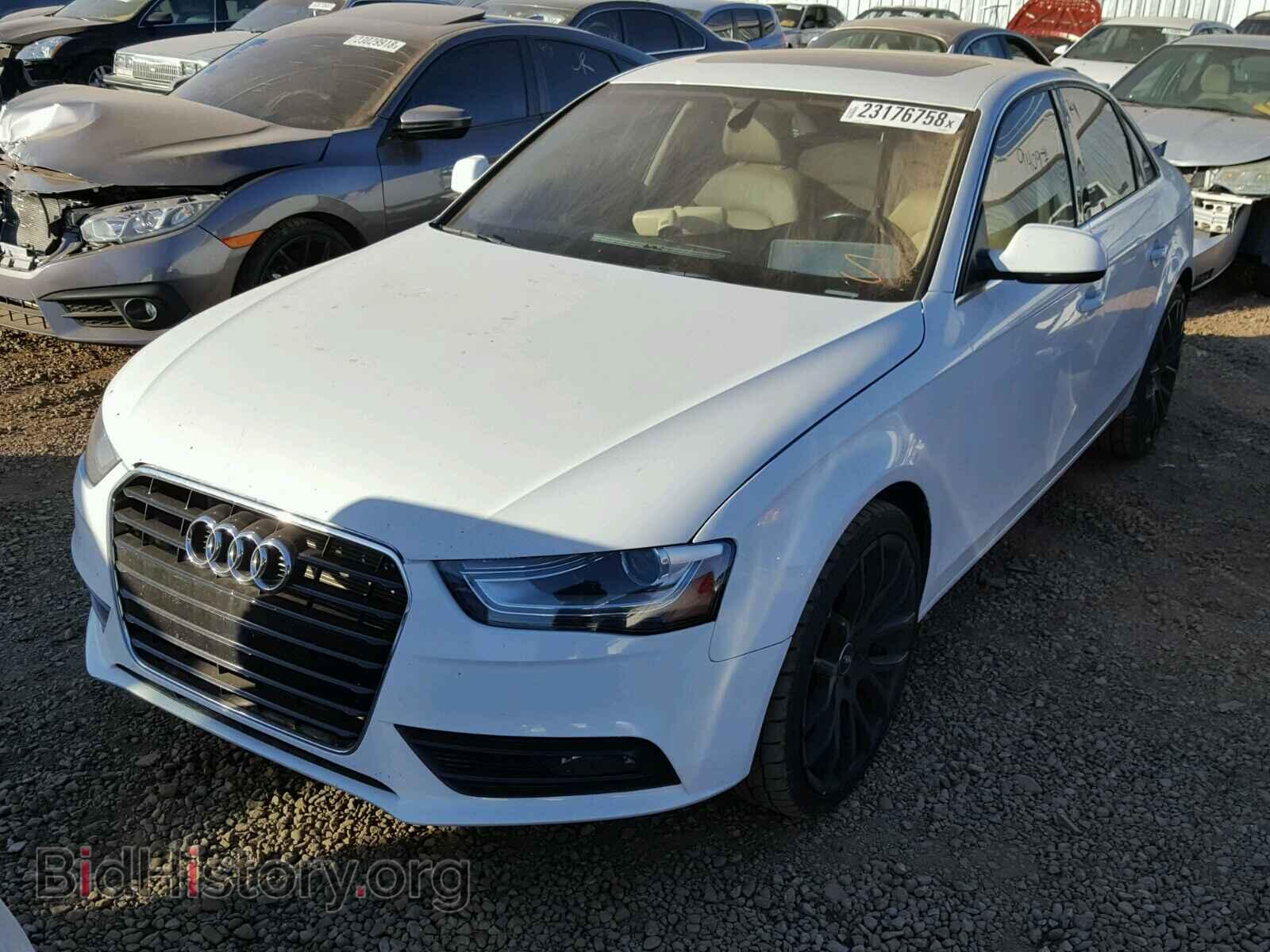 2013 AUDI A4 - VIN: WAUAFAFL2DN049975 - Фото 2