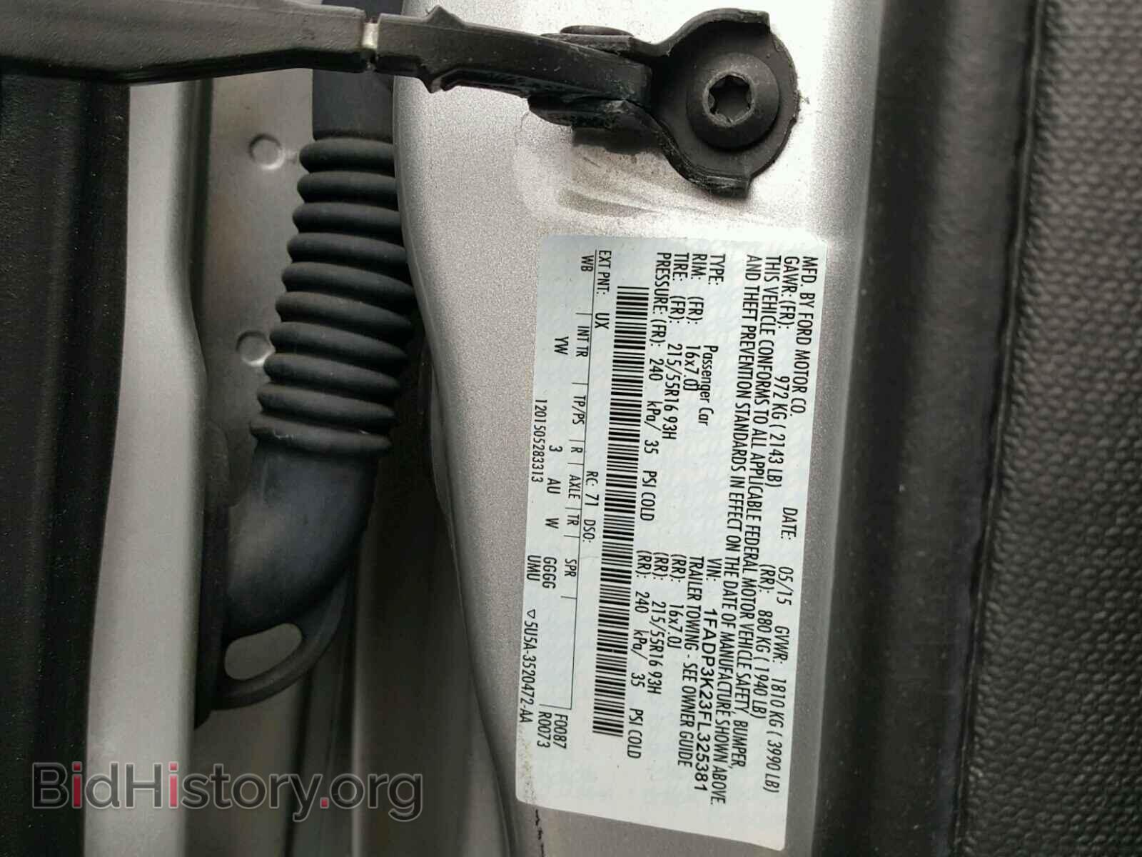2015 FORD FOCUS - VIN: 1FADP3K23FL325381 - Photo 10