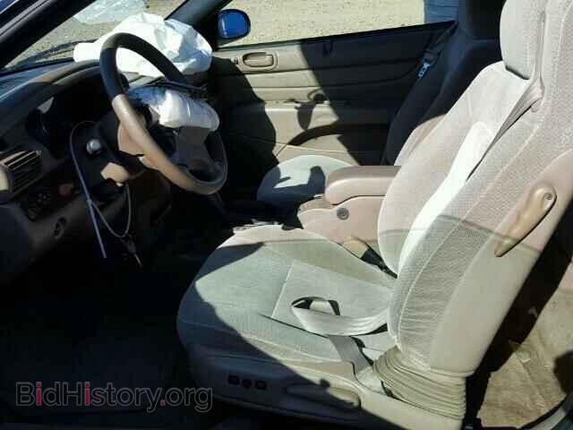 2002 CHRYSLER SEBRING - VIN: 1C3EL45RX2N187253 - Фото 5