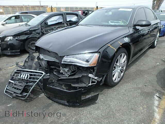 2013 AUDI A8 - VIN: WAURGAFD9DN032860 - Фото 2