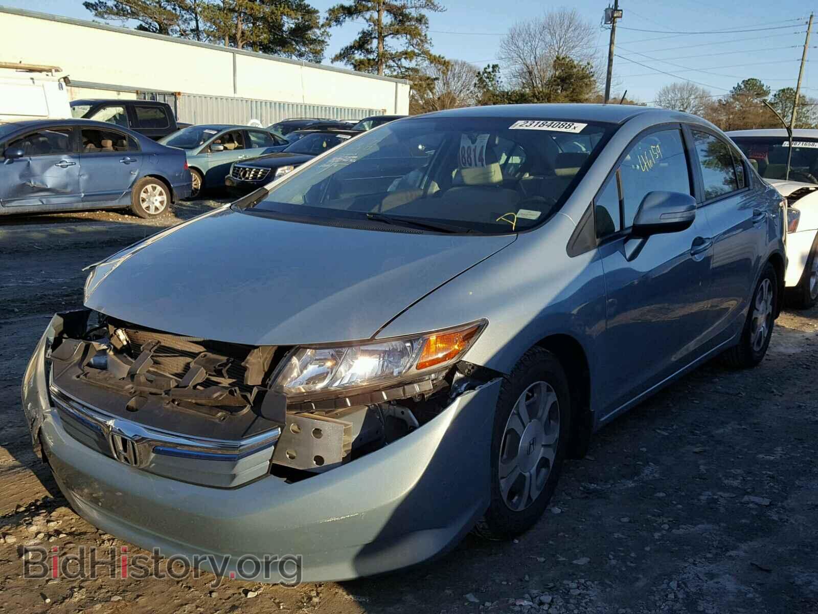 2012 HONDA CIVIC - VIN: JHMFB4F27CS001285 - Фото 2